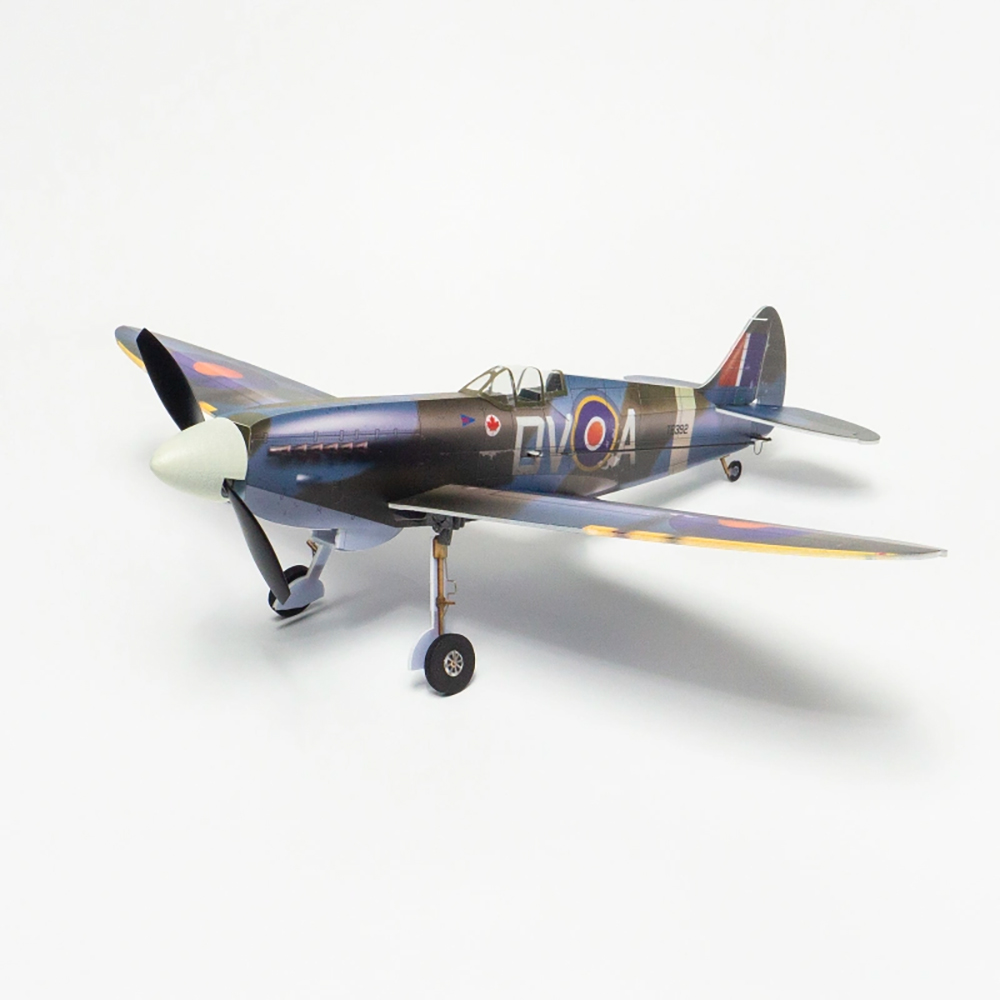 MinimumRC-Spitfire-MK-XVI-400mm-Spannweite-5CH-Flugzeug-mit-einziehbarem-Fahrwerk-RC-Flugzeug-KIT--M-2008619-8